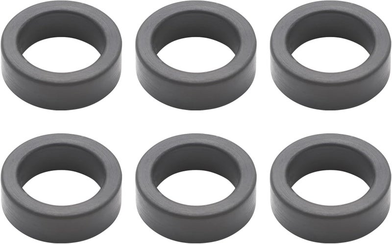 MK-Morzon Lower Fuel Injector Seal O-Ring Kit Compatible with 1999-2004 Nissan Frontier Quest Xterra Injector Lower Insulator Replaces# 16636-0B010 (6Pcs) - Image 1